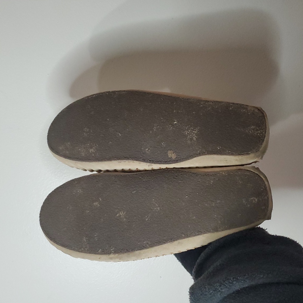 Womens L.L Bean Hearthside Slippers Side 9 Faux Fur Lined - Picture 8 of 9